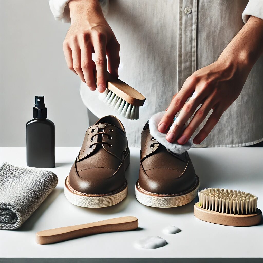 シンプルな靴のお手入れ方法